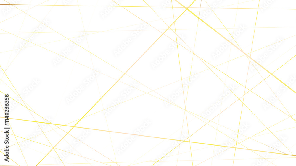 Yellow chaos line isolated on white background. Yellow chaos line isolated on white background.