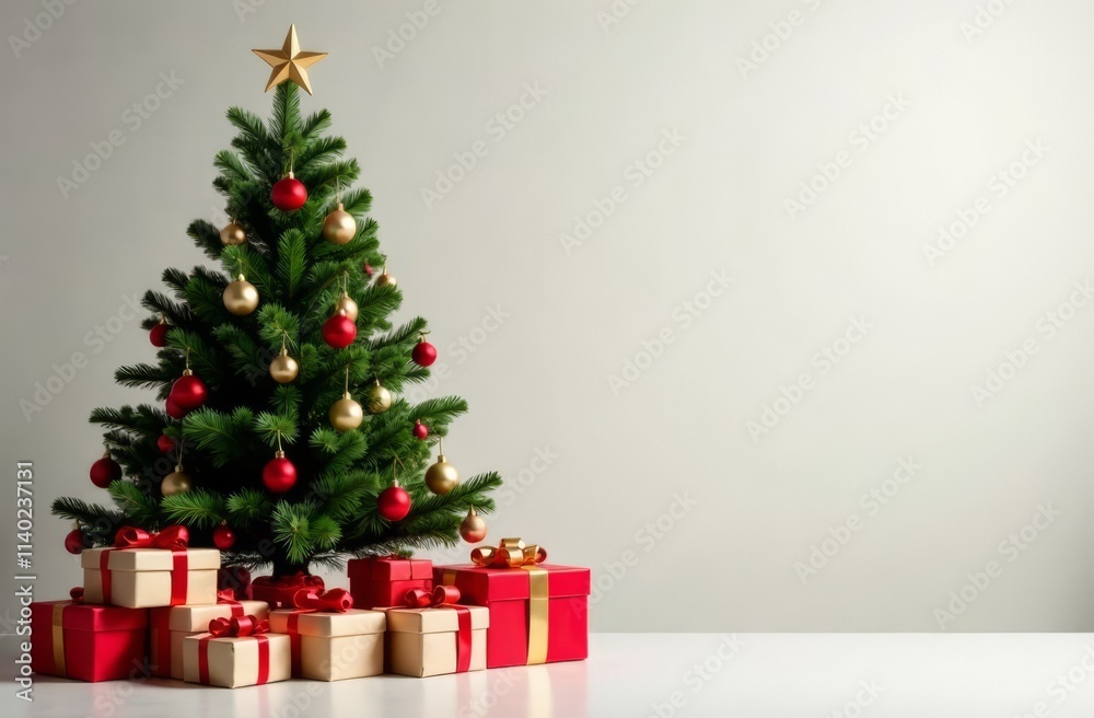 christmas tree with gifts christmas tree with gifts