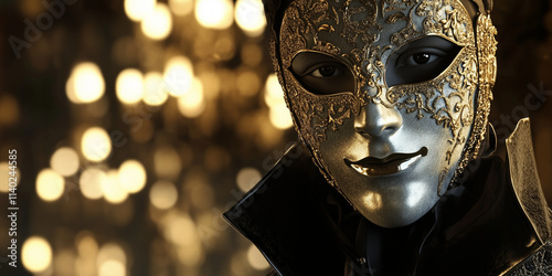 Maschera del carnevale di Venezia photo