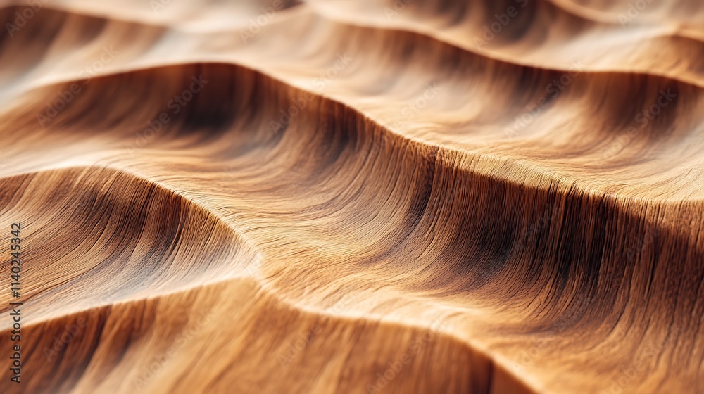 Obraz premium Calming Rhythms Illustration Featuring Soft Waves and Harmonious Abstract Patterns