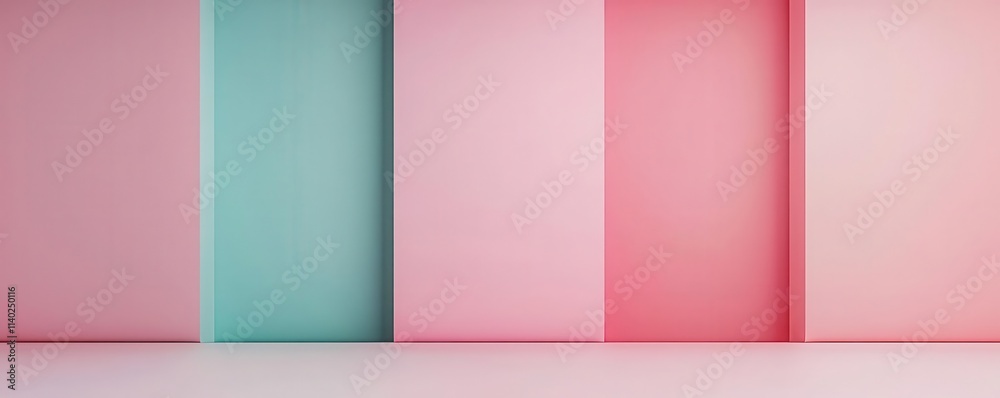 A vibrant display of colorful walls in pastel shades, creating a modern and stylish interior backdrop for various design concepts. A vibrant display of colorful walls in pastel shades, creating a modern and stylish interior backdrop for various design concepts.