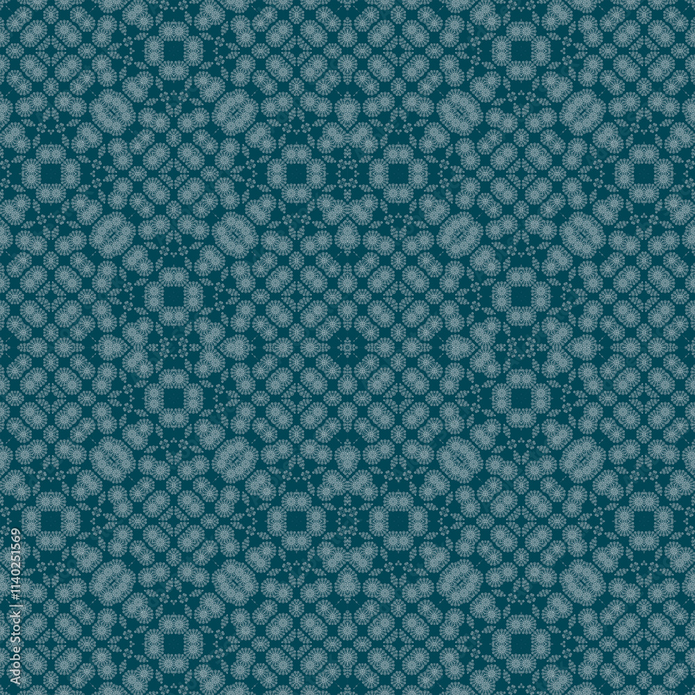 Christmas seamless pattern. Christmas background blue. Snowflake pattern. Happy New Year Christmas seamless pattern. Christmas background blue. Snowflake pattern. Happy New Year