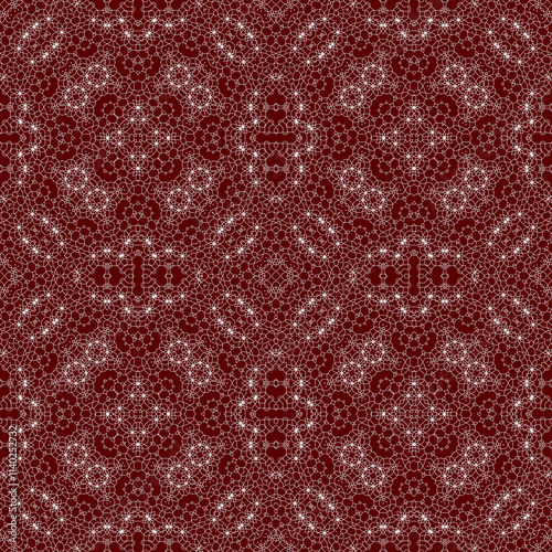 Christmas seamless pattern. Christmas background red. Merry Christmas. Happy New Year.