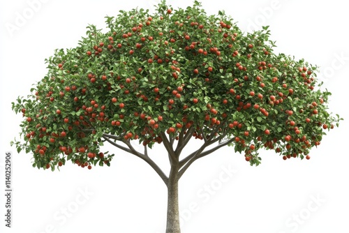 The jujube tree or Ziziphus jujuba is a deciduous Asian tree famous for its small sweet fruit reaching heights of 10 to 30 feet
