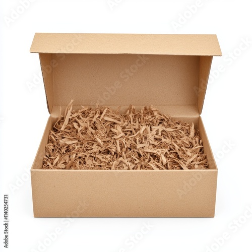 Eco-Friendly Kraft Paper Box with Shredded Filling
