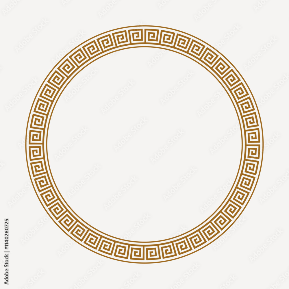 Decorative frame in greek style. Decorative frame in greek style.