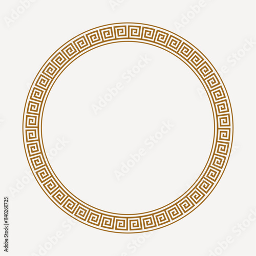 Decorative frame in greek style.