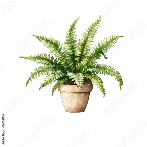 Winter Garden Greenhouse Clipart Vector Illustration