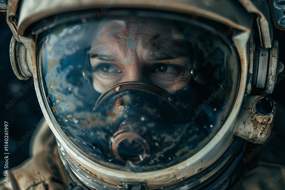 Professional diver exploring underwater life world flora fauna, Generative AI Professional diver exploring underwater life world flora fauna, Generative AI