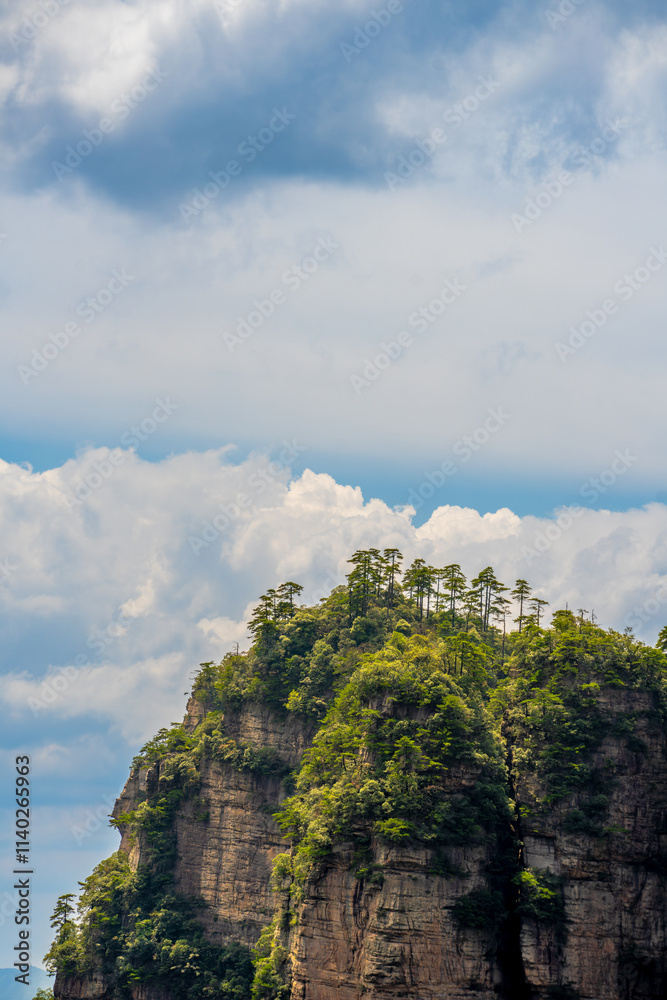Zhangjiajie scenic area in Hunan Province, China Zhangjiajie scenic area in Hunan Province, China