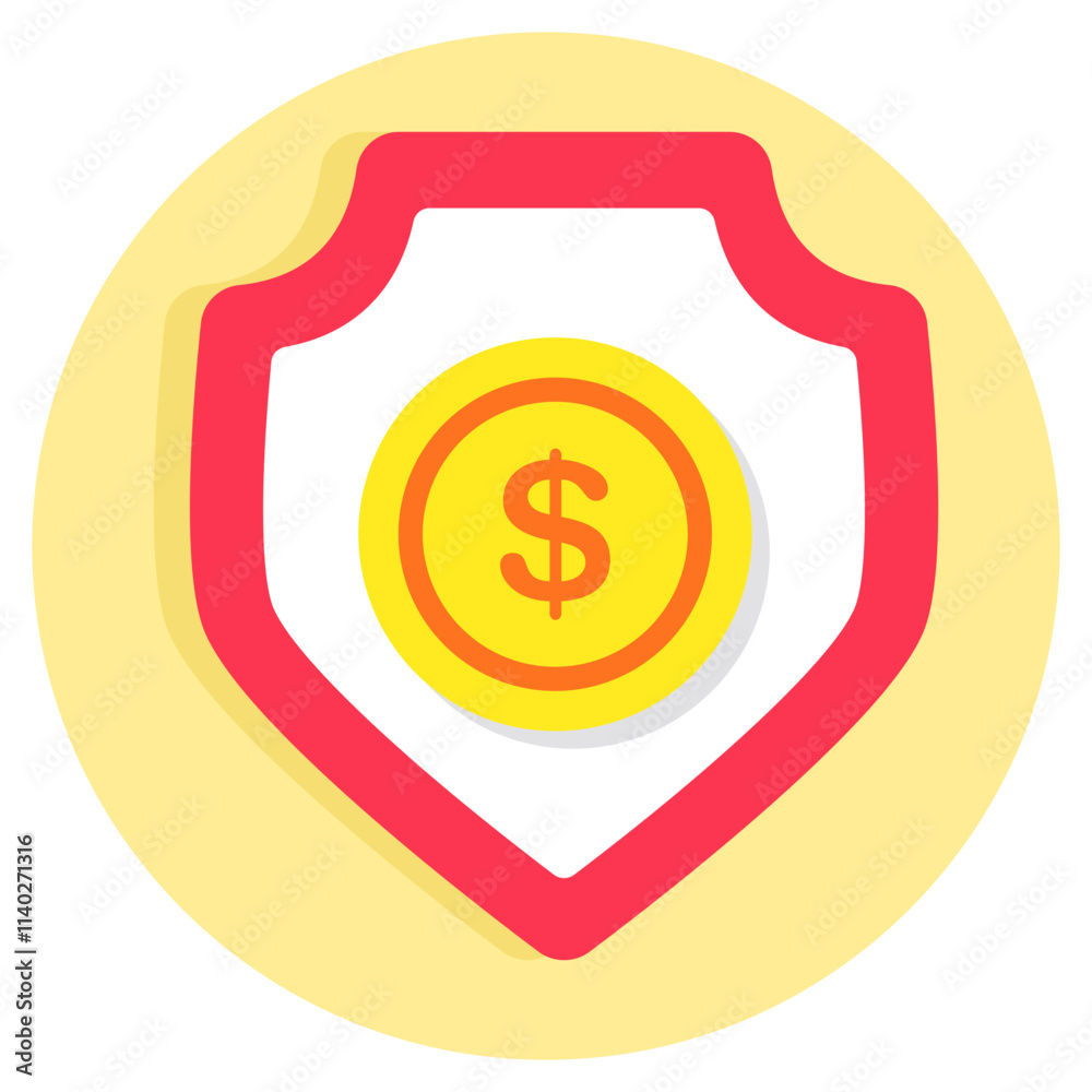 Perfect design icon of dollar security Perfect design icon of dollar security