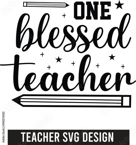 Teacher SVG design