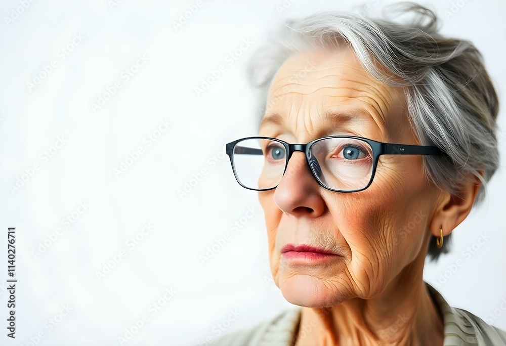 Old woman with glasses Old woman with glasses