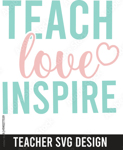 Teacher SVG design