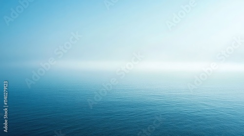 Wallpaper Mural Tranquil Blue Ocean Water with Soft Horizon and Calm Atmosphere Torontodigital.ca