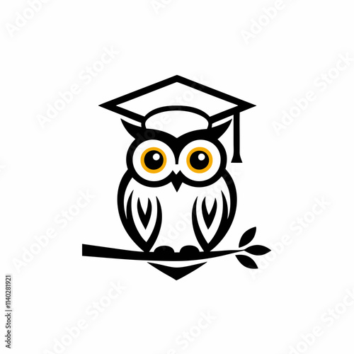 Graduation Owl Logo Design.