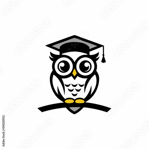 Graduation Owl Logo Design.