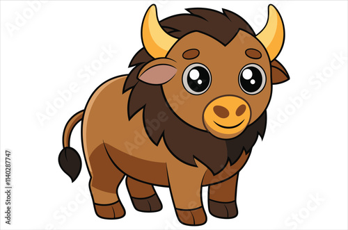 bison vector,  icon vector illustration, bison silhouette of a bison isolated on a white background, eps, png, svg, vector,