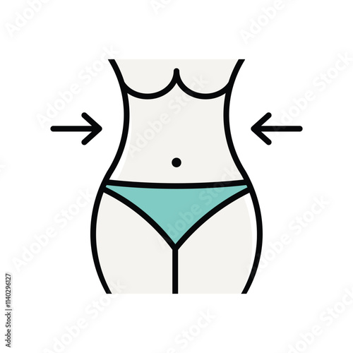 Diet icon, vector illustration, filled style, best used for web