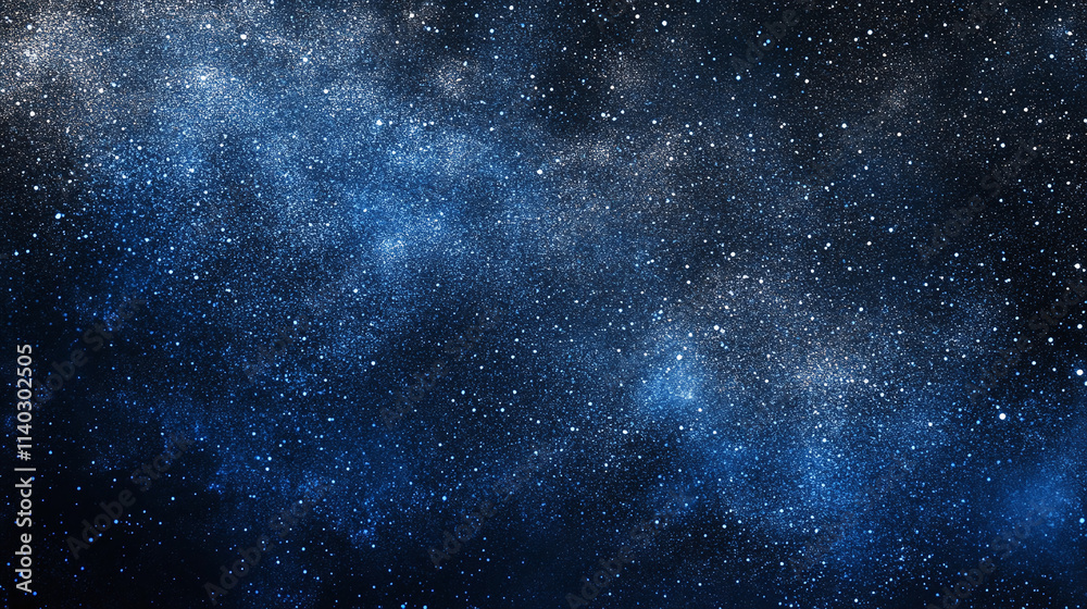 Fototapeta premium Celestial Night Sky A Starry Galaxy Background