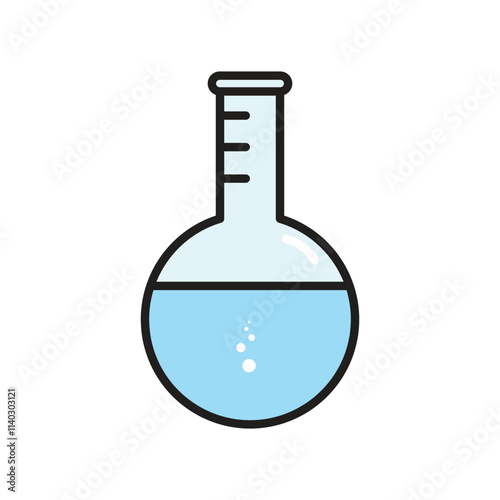 Laboratory icon, vector illustration, filled style, best used for web