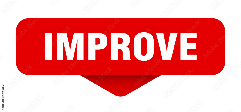 IMPROVE button, sign, sticker, banner IMPROVE button, sign, sticker, banner