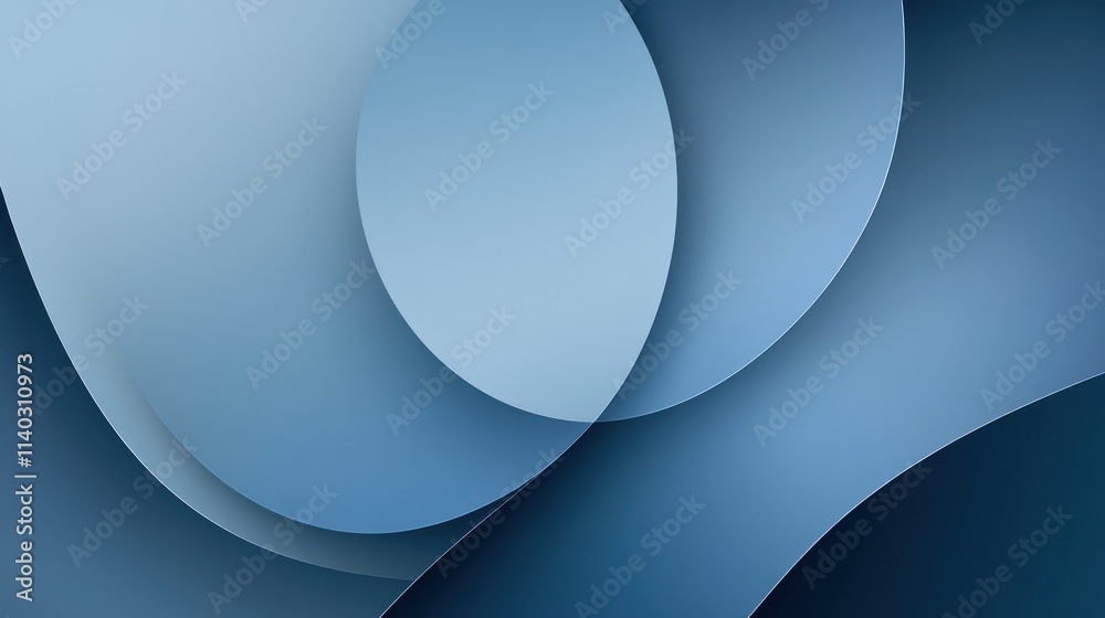 Blue layered circles abstract background. Blue layered circles abstract background.