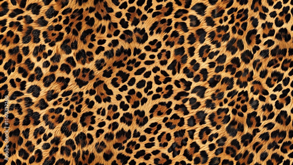 Silhouette seamless Leopard print pattern texture Silhouette seamless Leopard print pattern texture