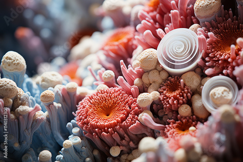 awe-inspiring realm of sand, when observed under a microscope, unveils a captivating tapestry of elaborate designs, delicate textures, and concealed marvels residing within every minuscule grain photo