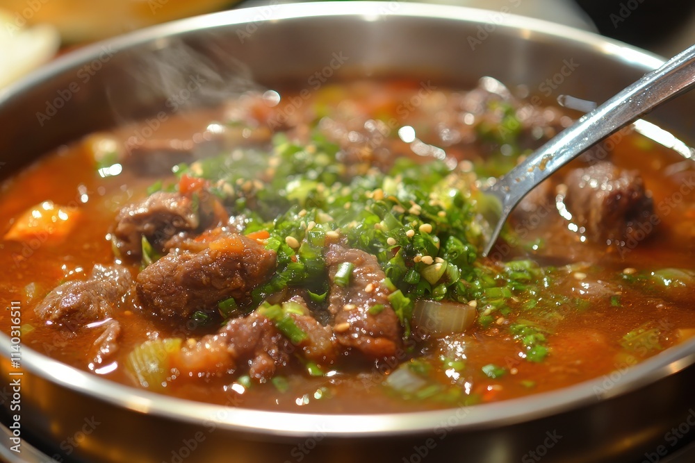 Korean cuisine featuring beef sundae soup seolleongtang gomtang sundaeguk pork and kimchi side dishes Korean cuisine featuring beef sundae soup seolleongtang gomtang sundaeguk pork and kimchi side dishes