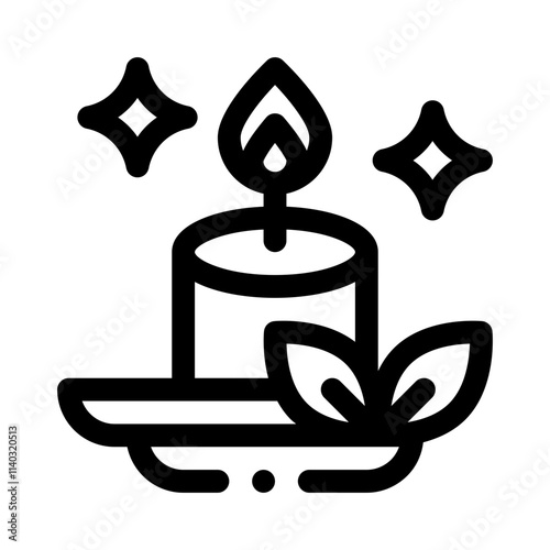 Scented line icon