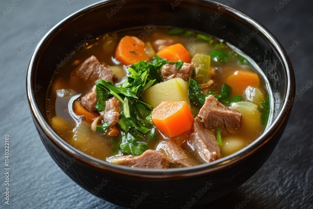 Korean milky soup made from beef bones Korean milky soup made from beef bones