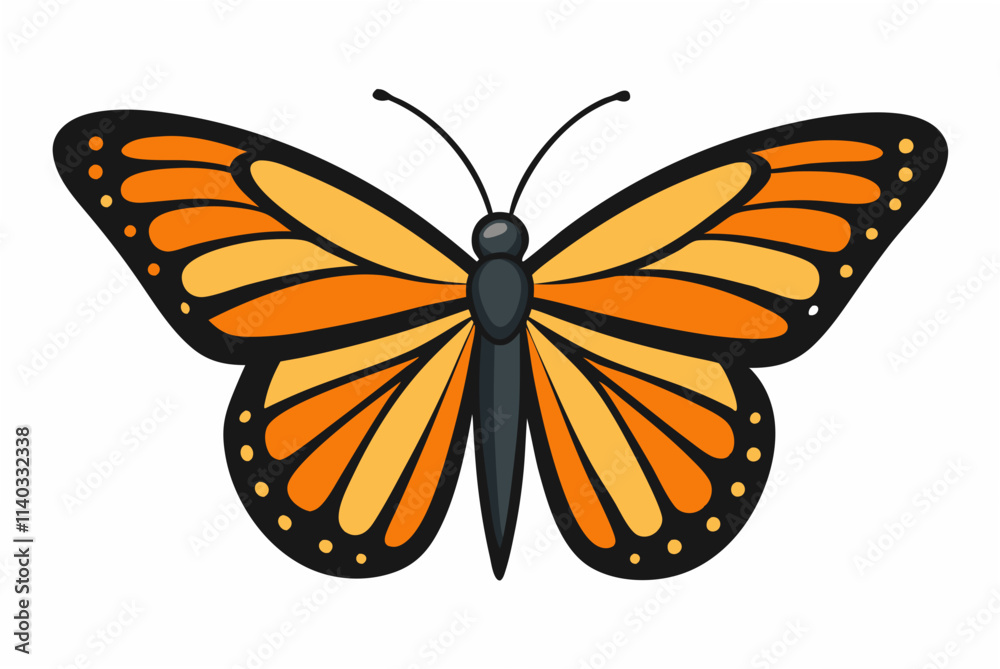 Obraz premium butterfly isolated on white background