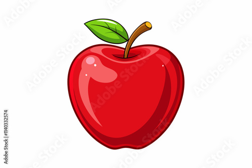 red apple