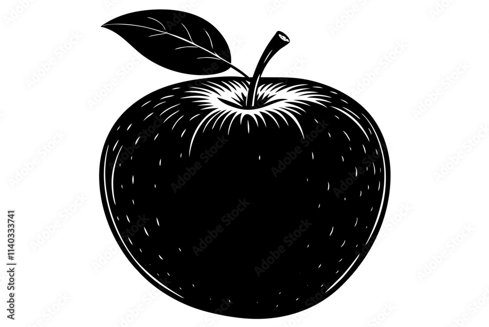 illustration of an apple illustration of an apple