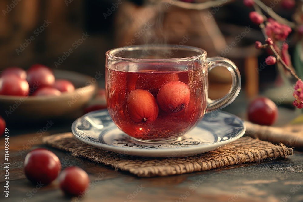 nutritious warm beverage made with jujube nutritious warm beverage made with jujube