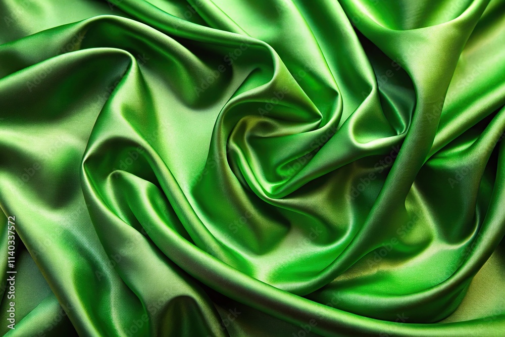 Fototapeta premium smooth green silk background