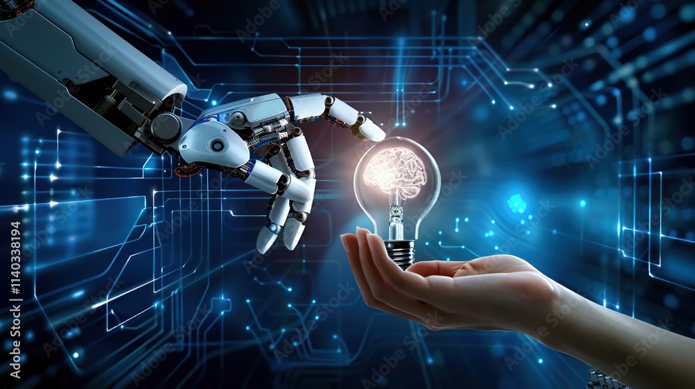 Obraz premium Revolutionizing Business Data Analysis with Machine Learning: Algorithmic Insights, Predictive Modeling, Data Preprocessing, Model Training, Industry Applications, Accuracy Boost, Automated Insights, 