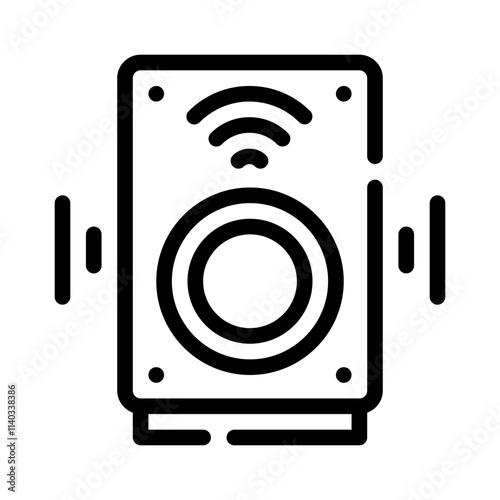 Speaker line icon