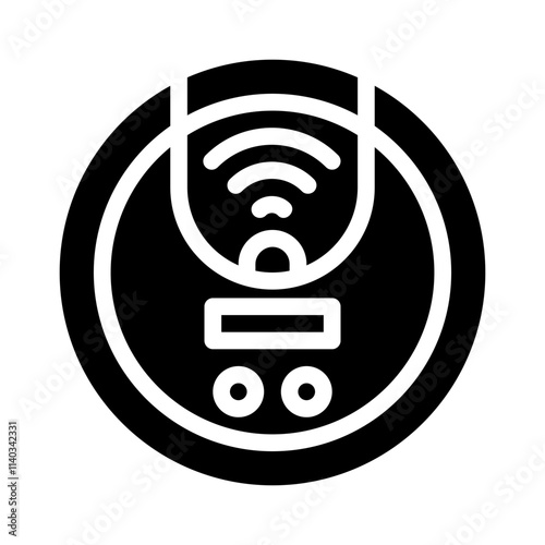 Vacuum glyph icon