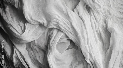 close-up shot of white jersey fabric
