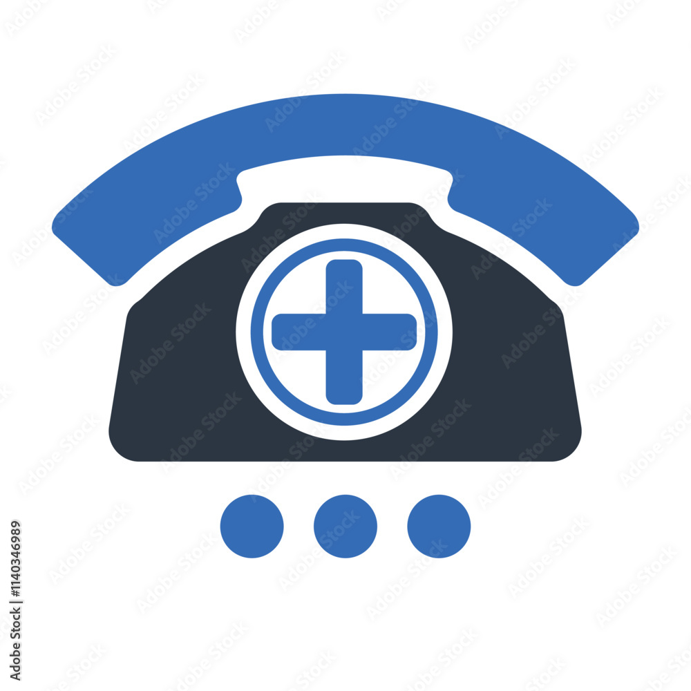 Emergency Call Health Icon, Medical Assistance Symbol, Urgent Help Icon Emergency Call Health Icon, Medical Assistance Symbol, Urgent Help Icon