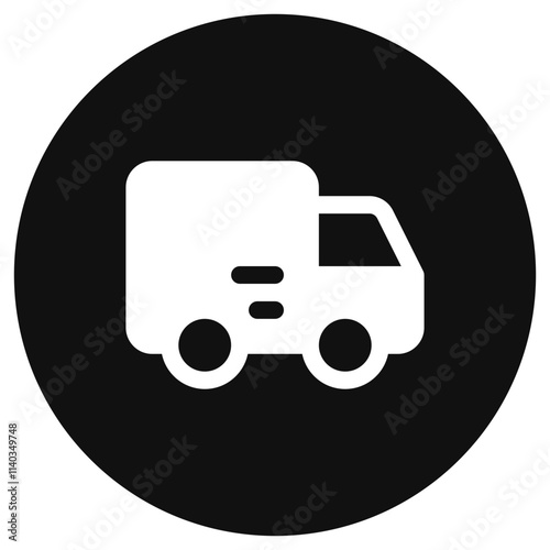 Editable delivery truck vector icon. Part of a big icon set family. Perfect for web and app interfaces, presentations, infographics, etc