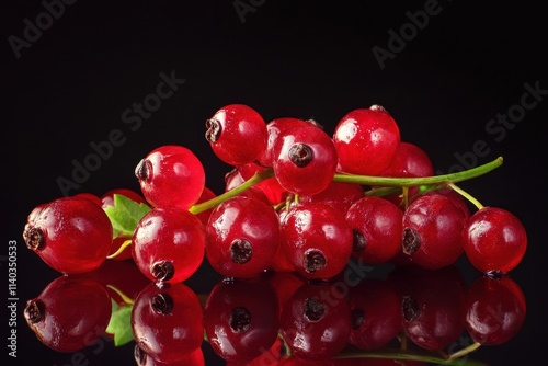 Schisandra fruit also known as omija photo