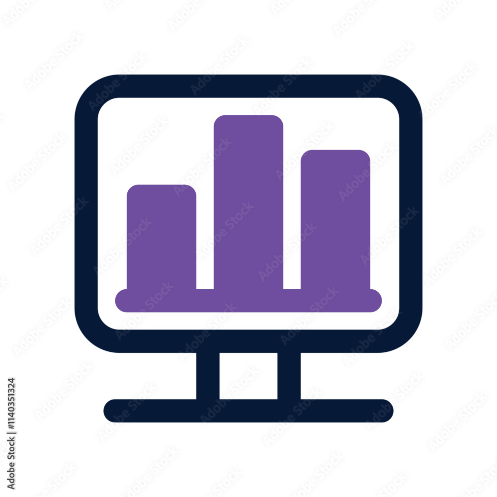 Bar Chart icon. vector dual tone icon for your website, mobile, presentation, and logo design. Bar Chart icon. vector dual tone icon for your website, mobile, presentation, and logo design.