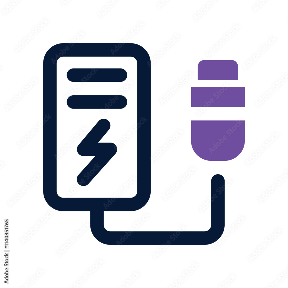 Power Bank icon. vector dual tone icon for your website, mobile, presentation, and logo design. Power Bank icon. vector dual tone icon for your website, mobile, presentation, and logo design.