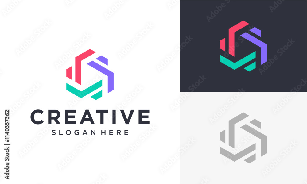 community abstract vector logo community abstract vector logo