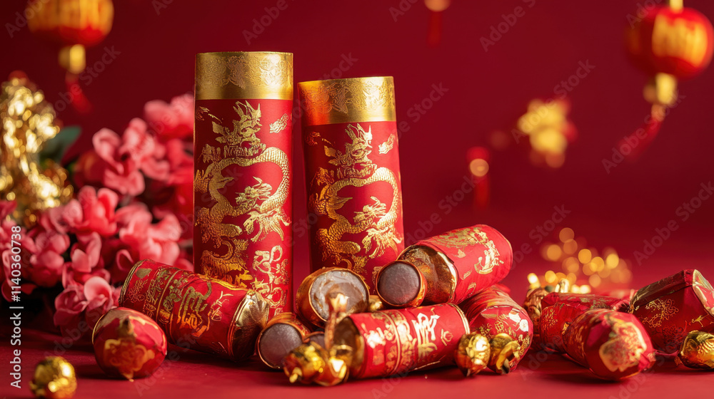 Background in red and gold tones for Chinese auspicious events. Background in red and gold tones for Chinese auspicious events.