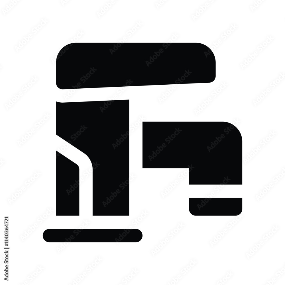 faucet icon. vector glyph icon for your website, mobile, presentation, and logo design.