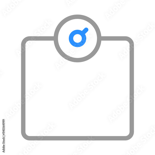 Weight scale icon. Concept of diet, fitness, and health.